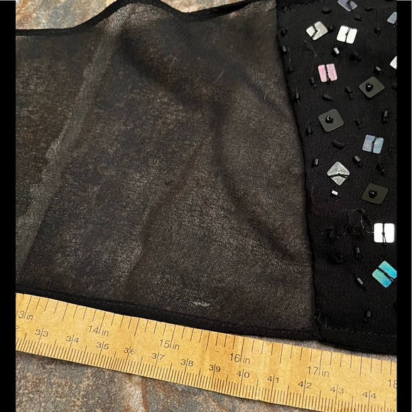 ✨💫 QUIZ Shiny Beaded Crop Top - size UK14 (FAIR) - Picture 11 of 16